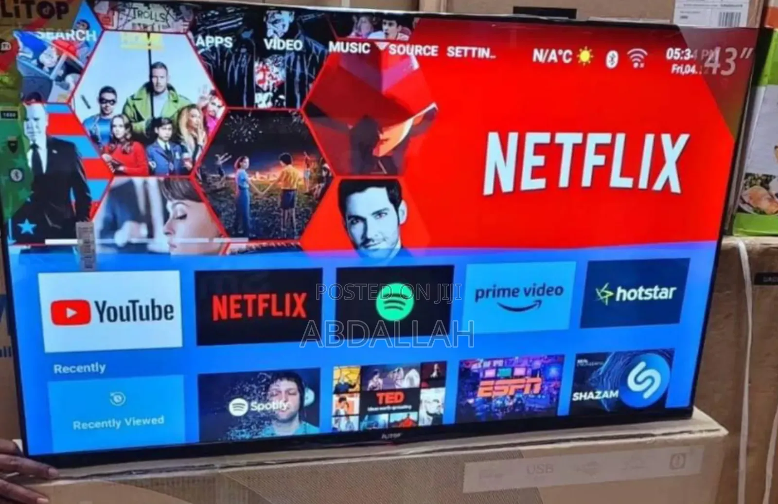 Alitop Smart Tv 43 Inches Q