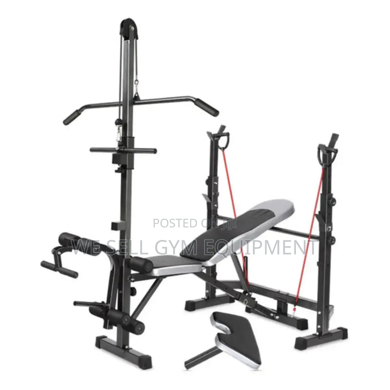 Weight Lifting Bench With Lat Pulldown Pulley