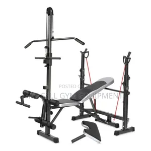Weight Lifting Bench With Lat Pulldown Pulley