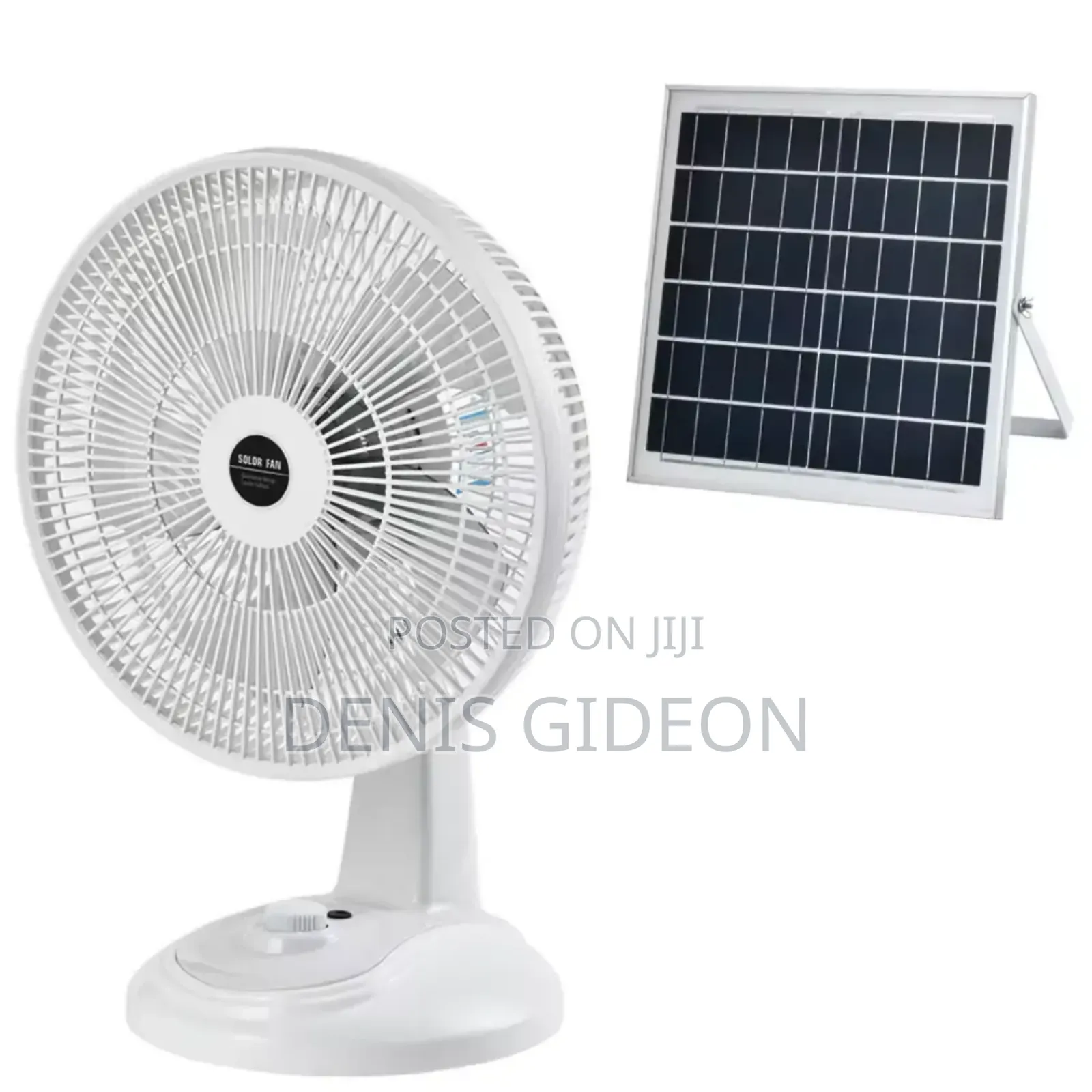 Solar Reachable Power Power Bank Fan