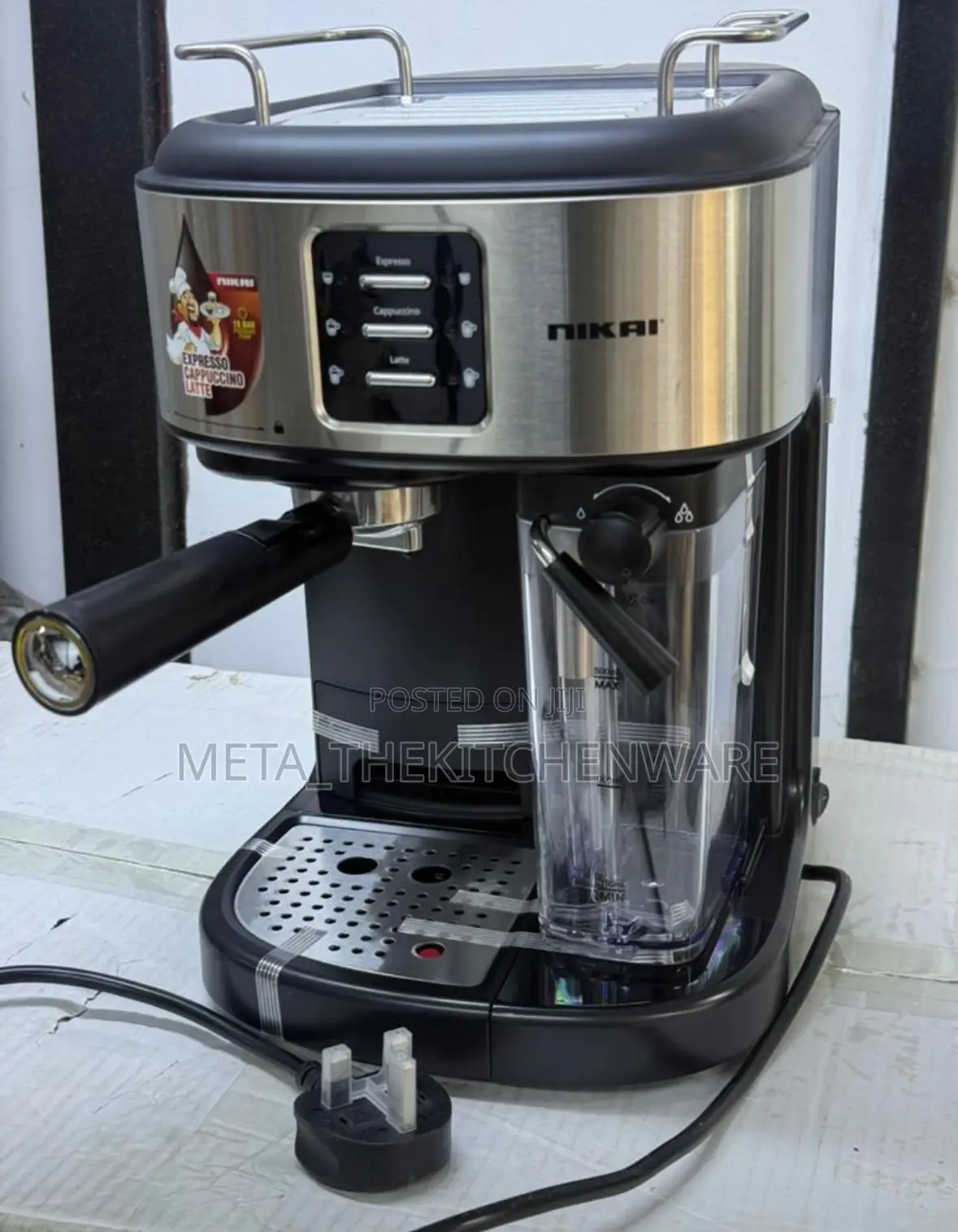 Nikai Coffee Maker (Expresso, Cappuccino Latte) 15bar