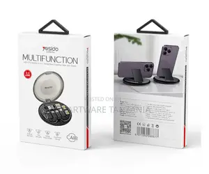 Multi Functional 60w Travel 6 In 1 Storage Box Otg Adapter