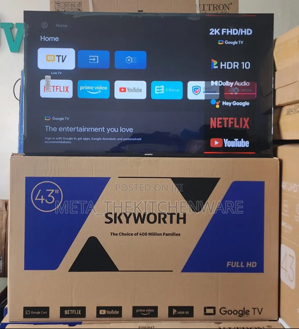 Skyworth Smart Google Tv 43inch