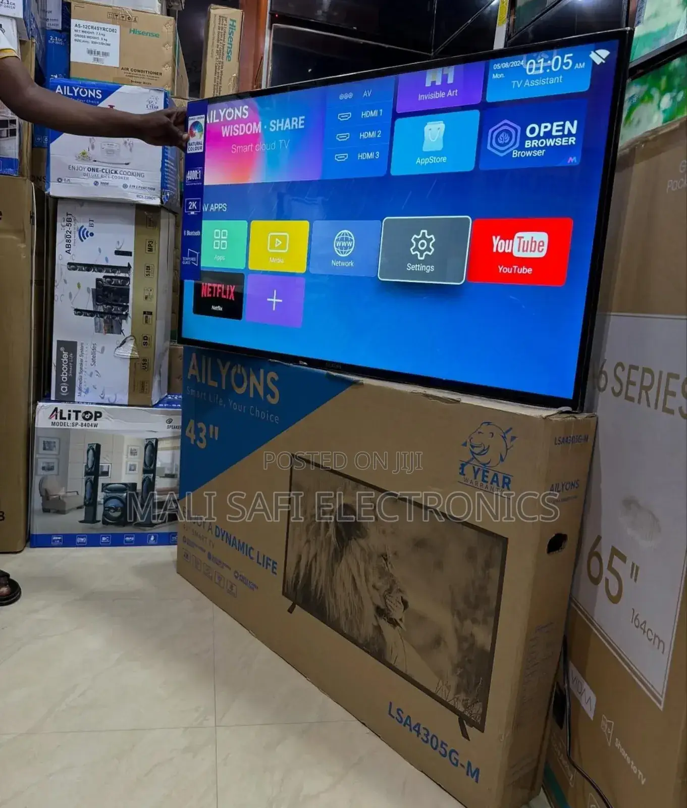 Ailyons Smart Tv Inch 43