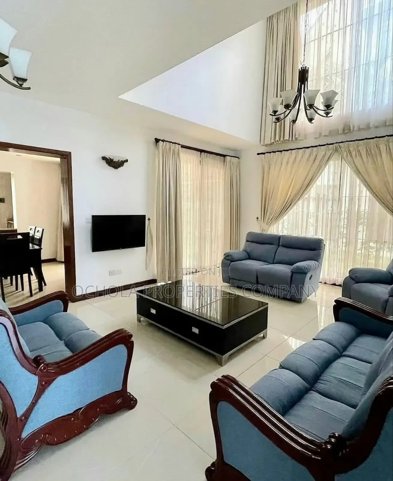 Furnished 4bdrm Villa in Masaki for rent