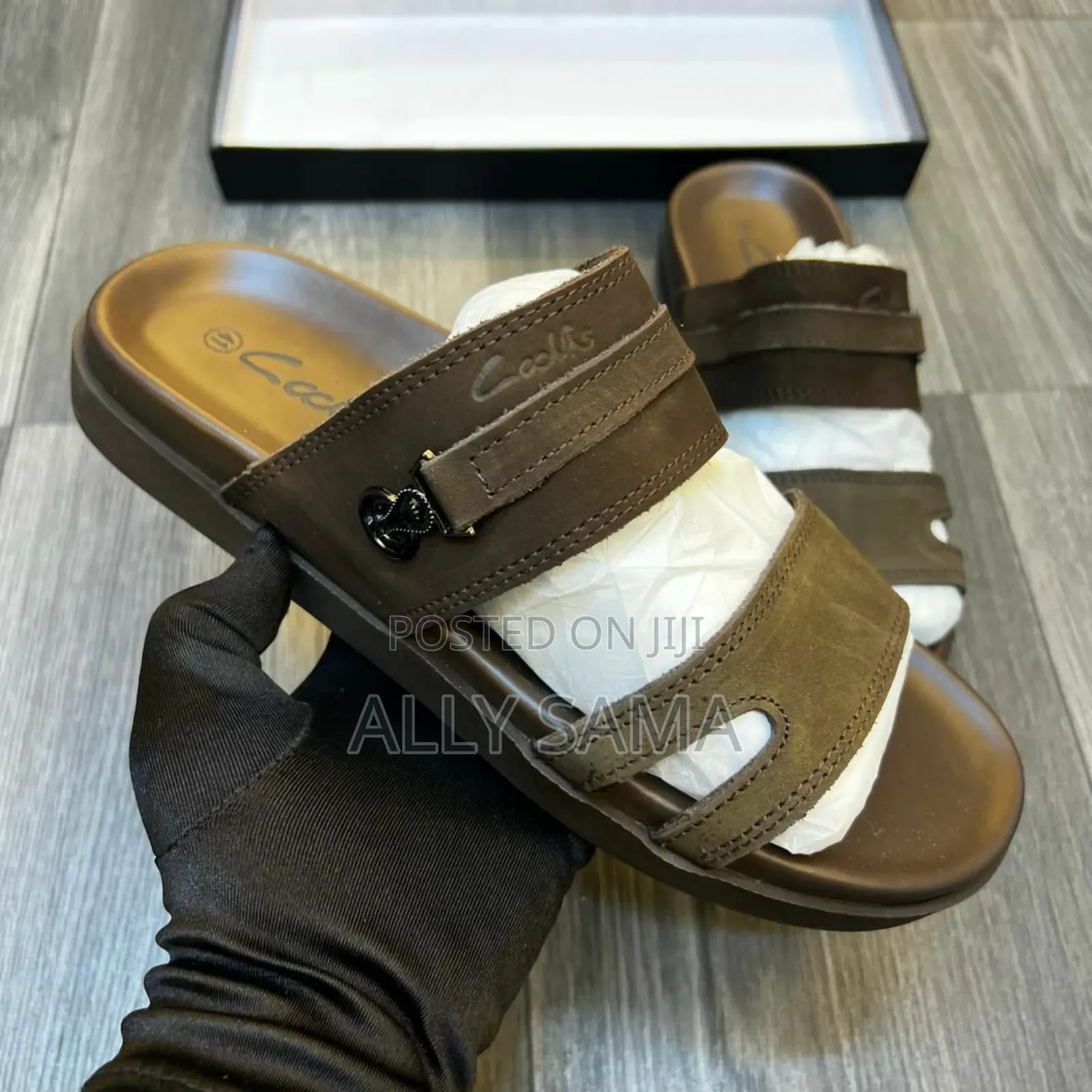 Men's Sandals Clark's Material Pure Leather