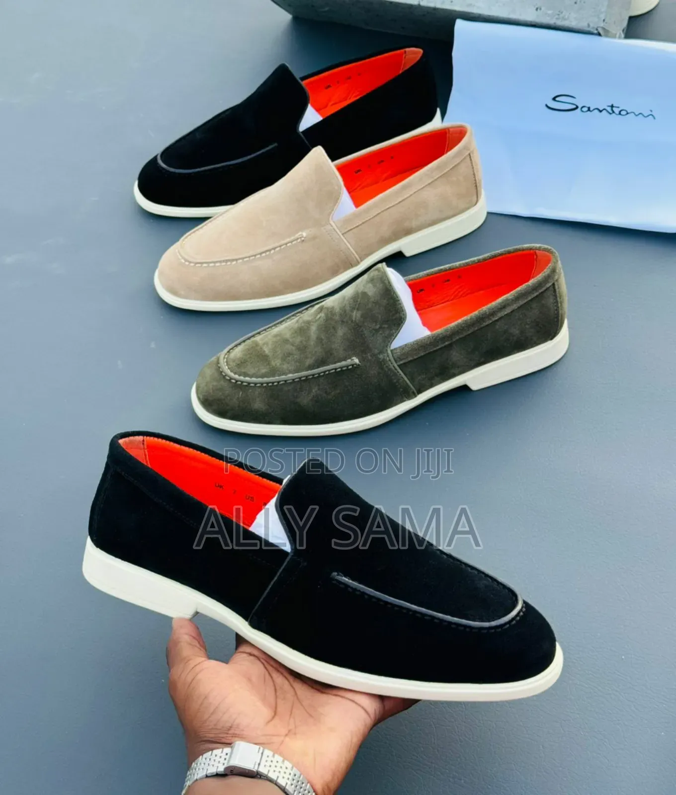 Men's Loafers Santon Material Suede