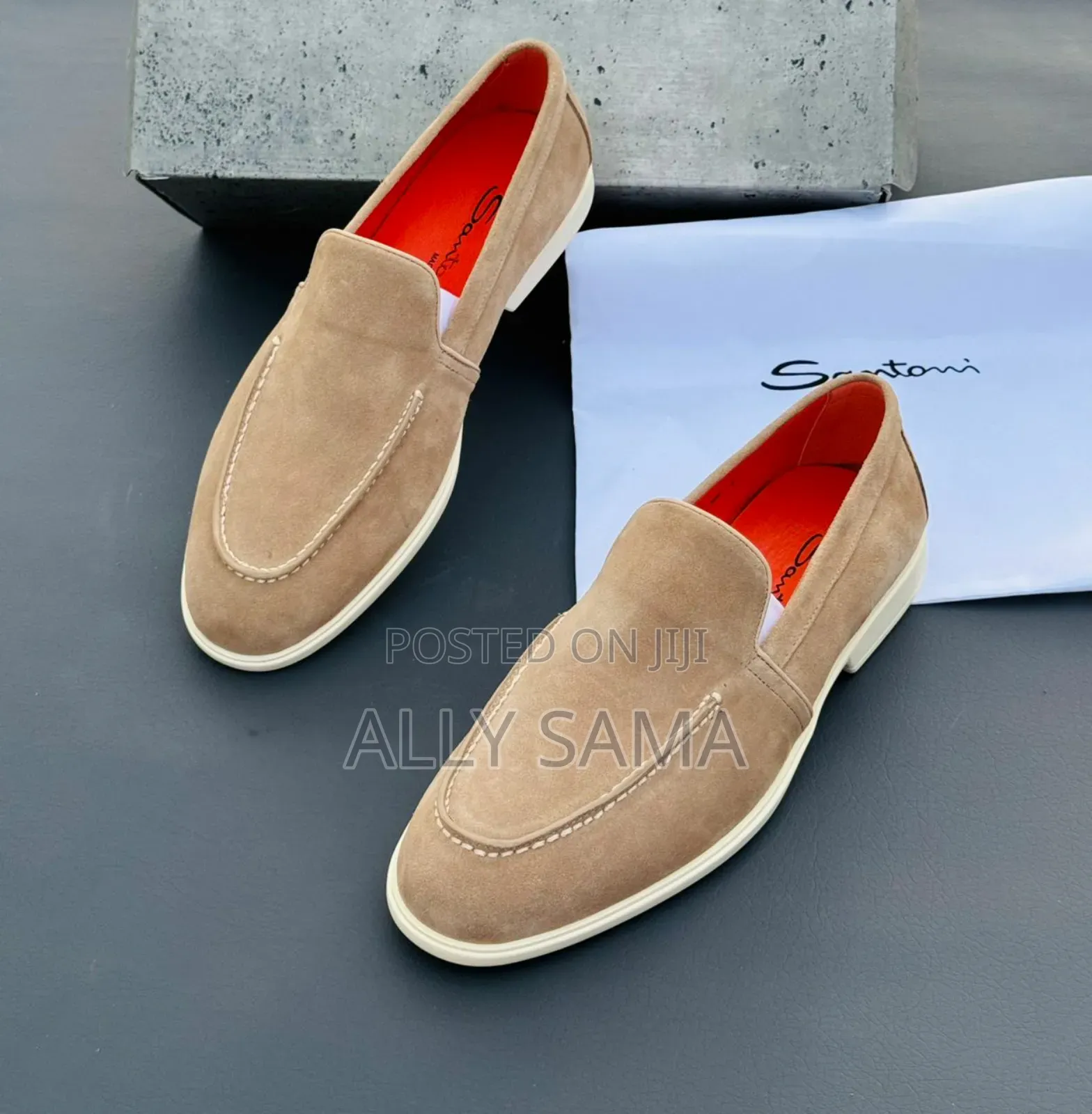 Men's Loafers Santon Material Suede