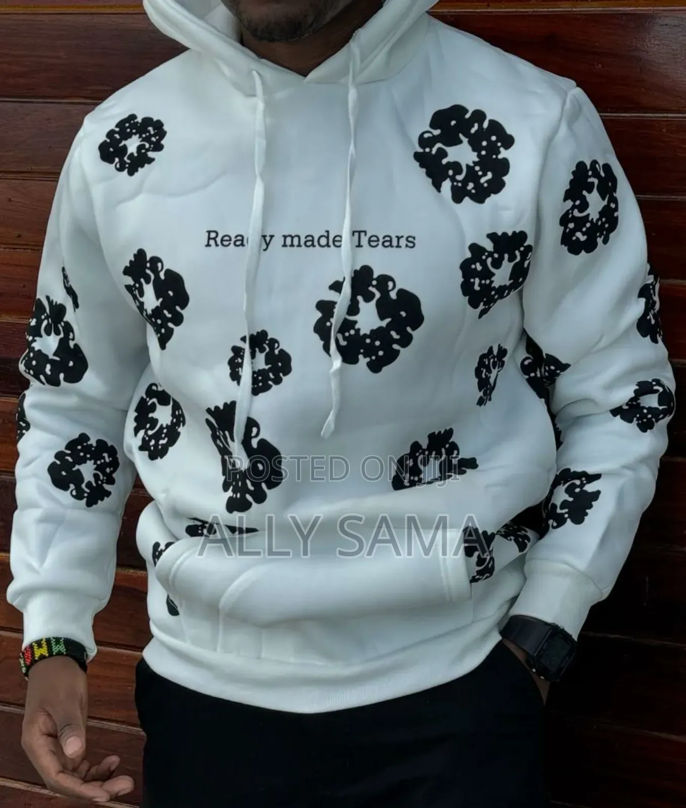 Men's Hoodie White Quality