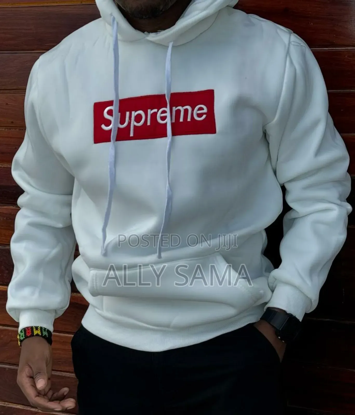 Men's Hoodie White Quality
