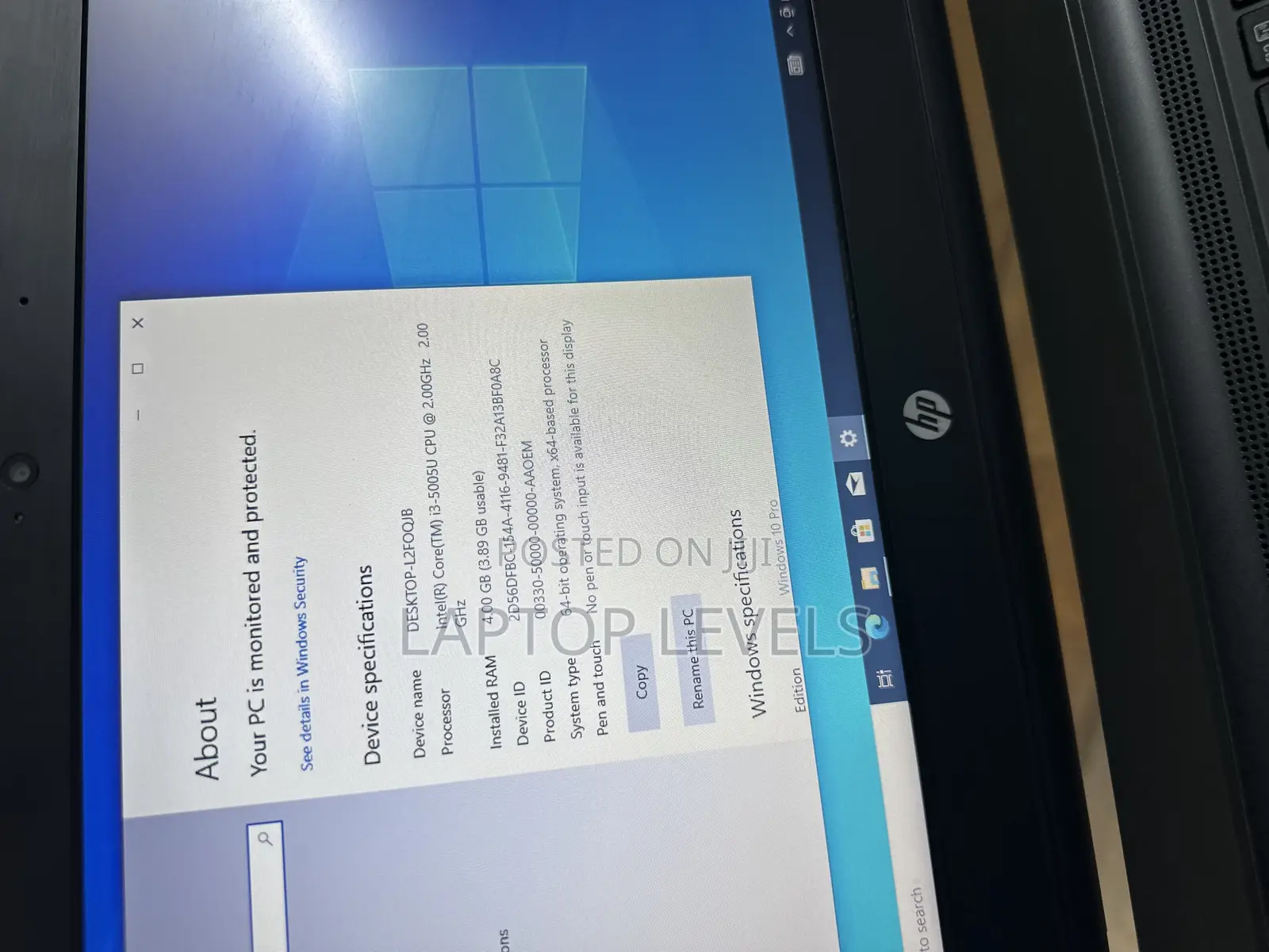 Laptop HP Probook 11 EE G1 4GB Intel Core I3 HDD 500GB