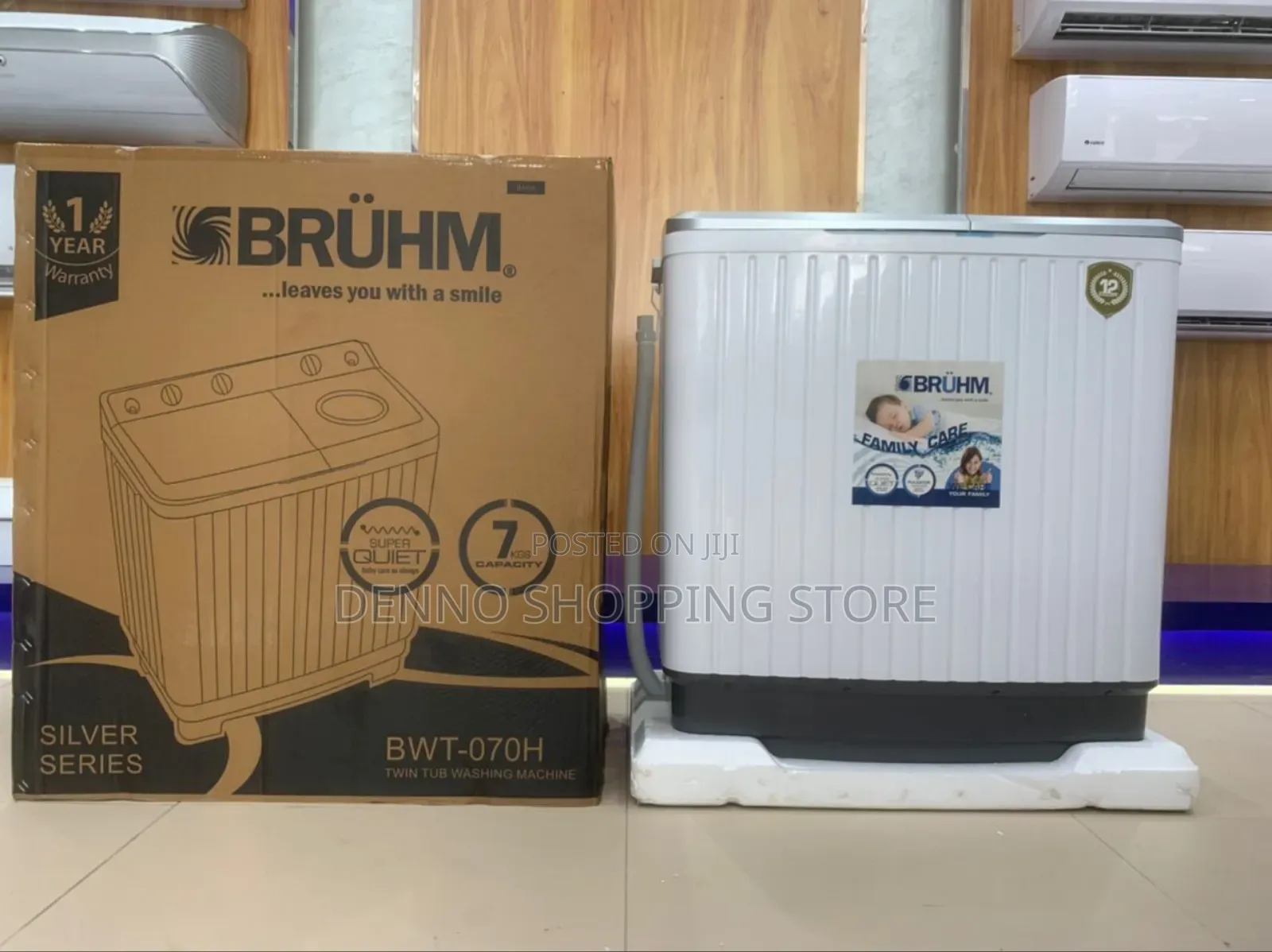 Bruhm Washing Machine Manually 7kgs