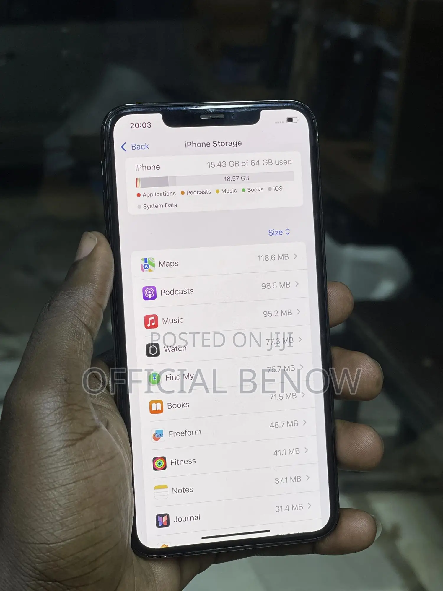 Apple iPhone XS Max 64 GB Black
