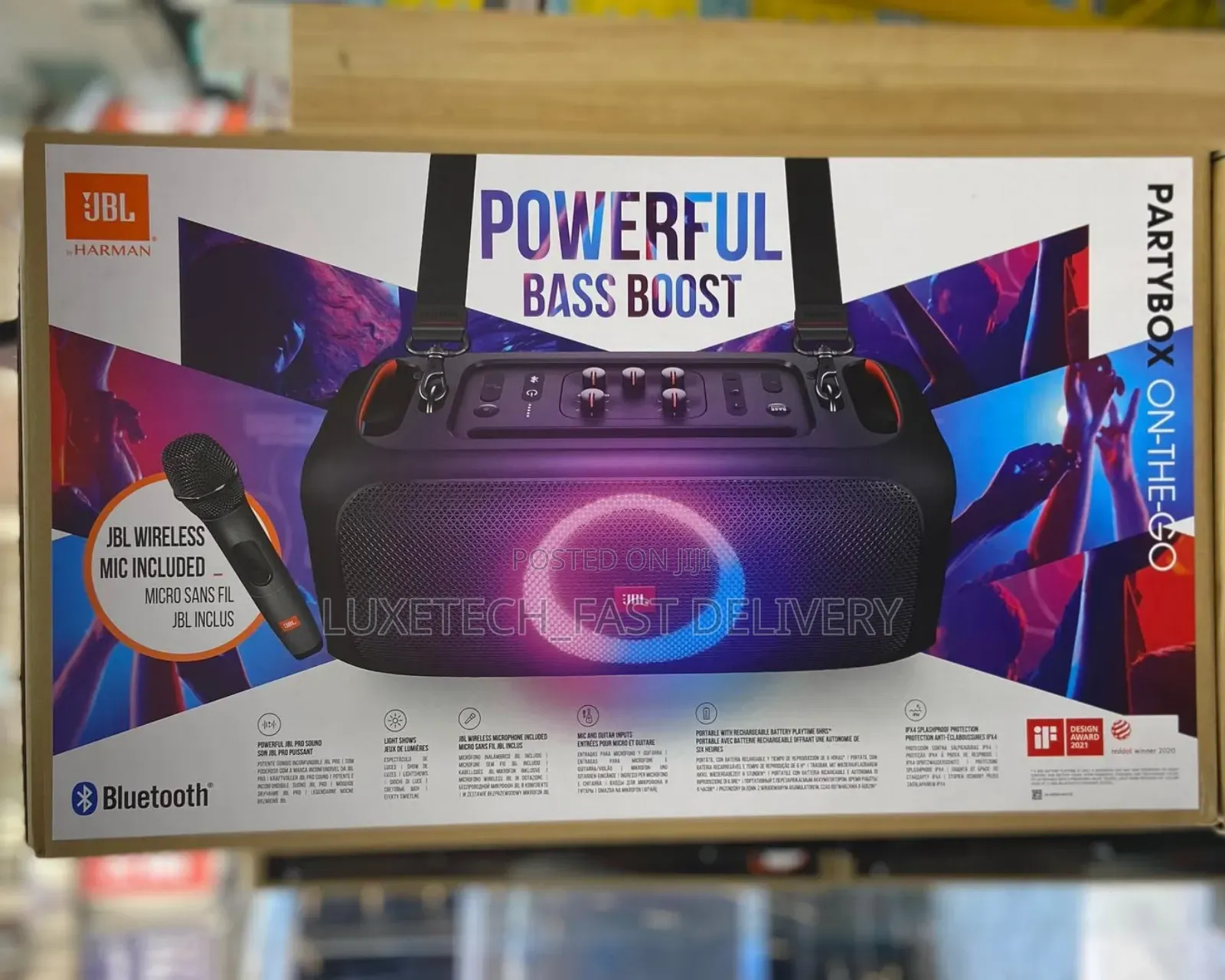 JBL Partybox on-the-Go Karaoke Speaker