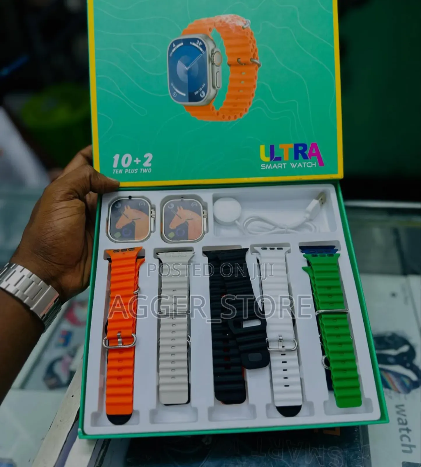 Double Smartwatch Ultra (Ina Saa Mbili)