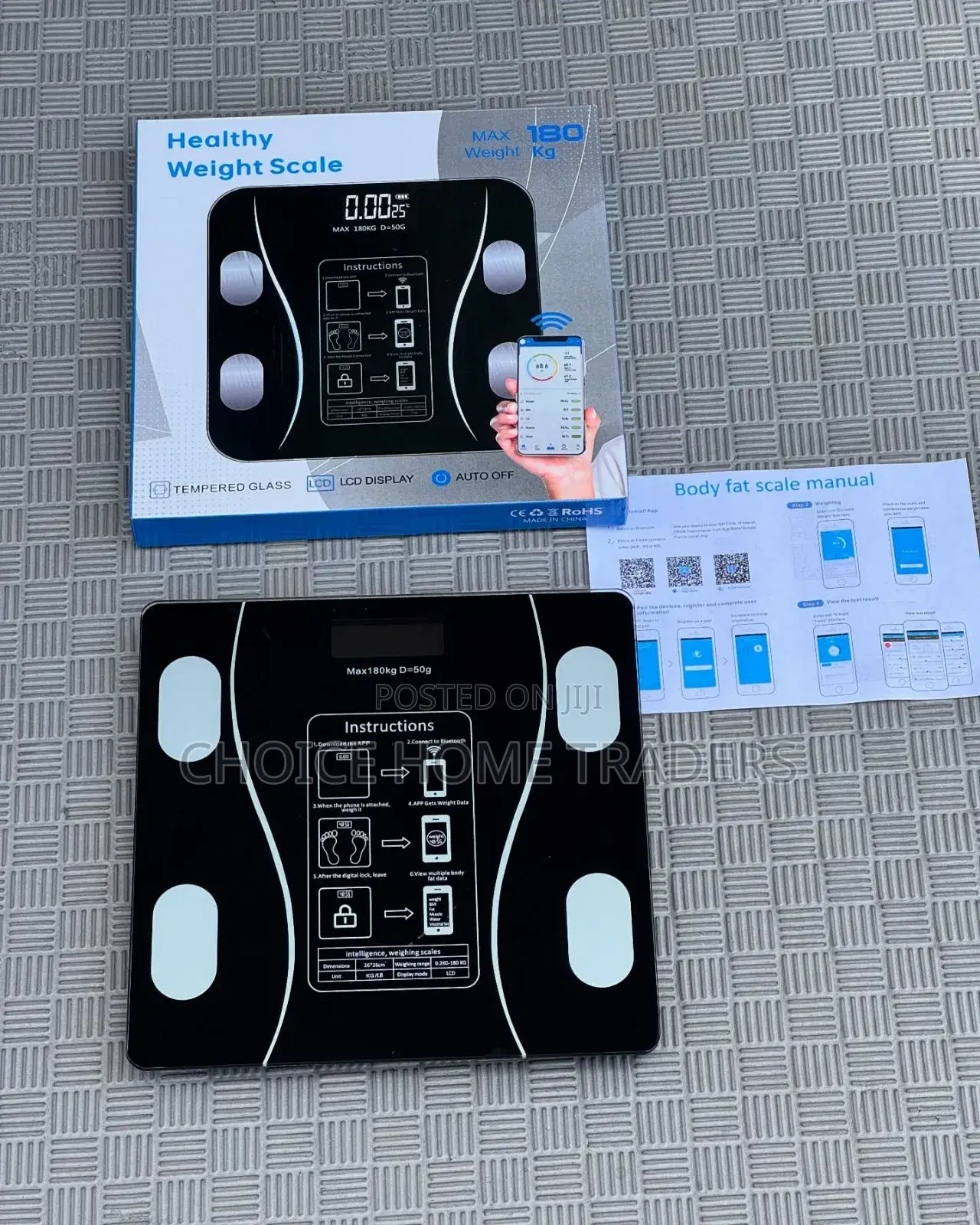 Bluetooth Body Scale/Mzani Wa Bluetooth