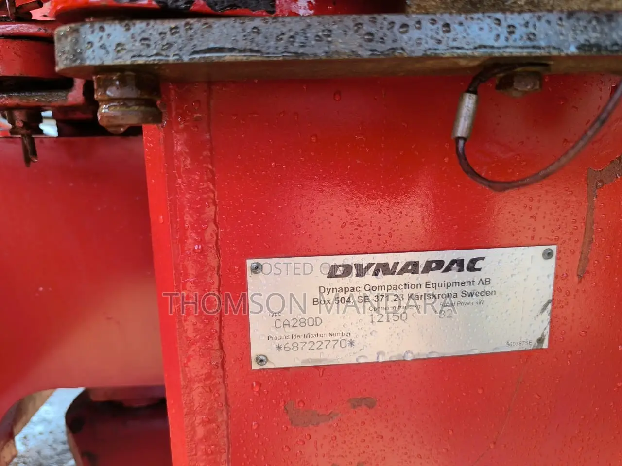 Imported Dynapac Roller Sweden Made