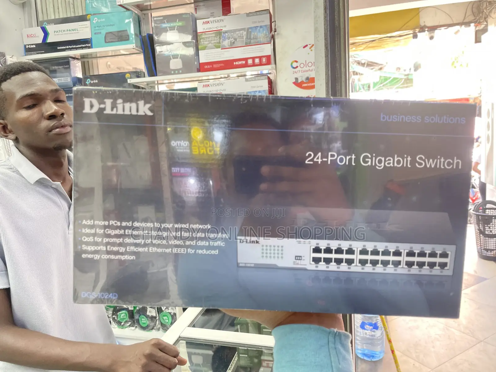 D-Link DGS-1024d 24-Port Unmanaged Gigabit Ethernet Switch