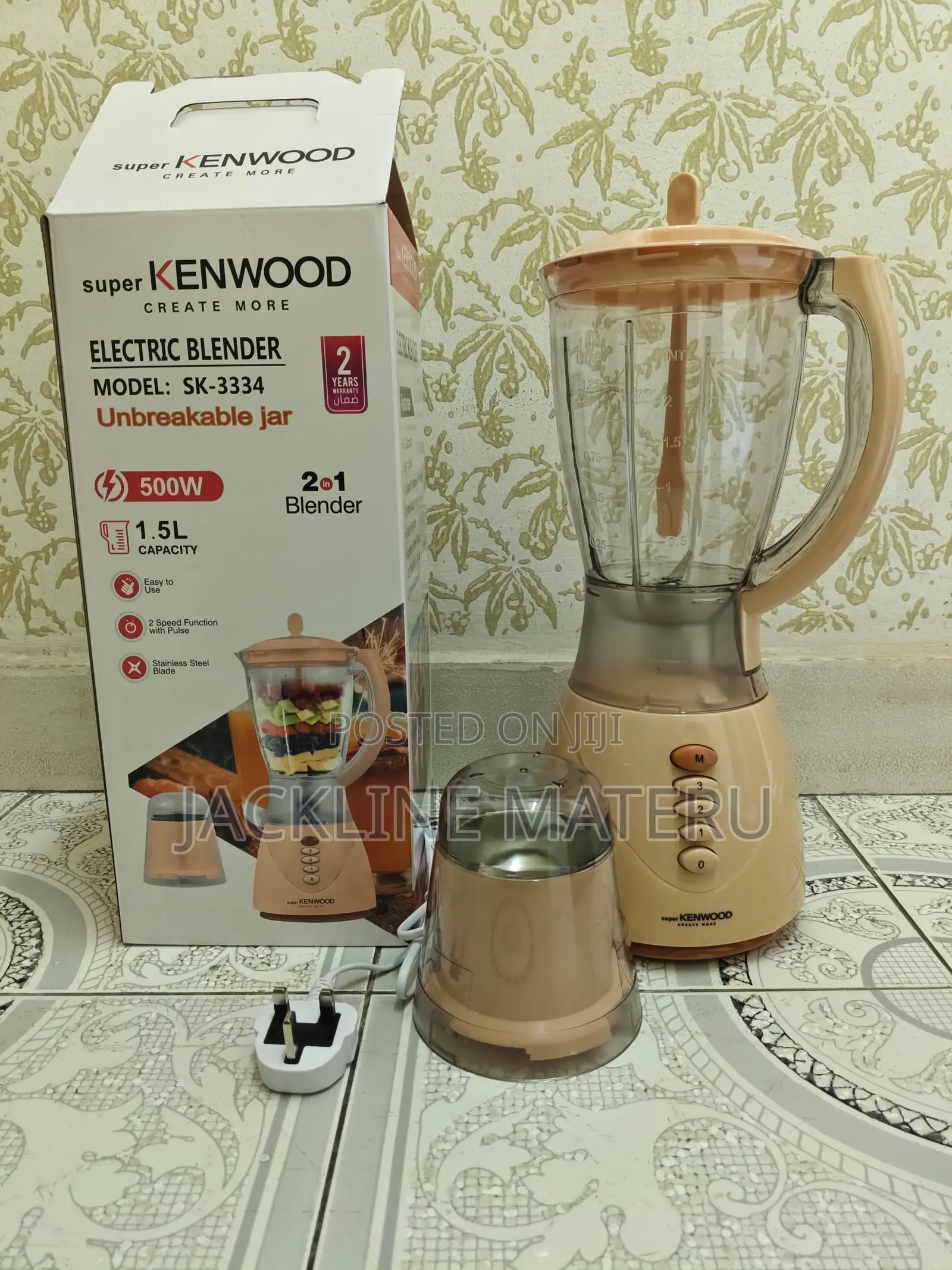 Kenwood Blender Jug 2 Unbreakable Jug 1.5liter
