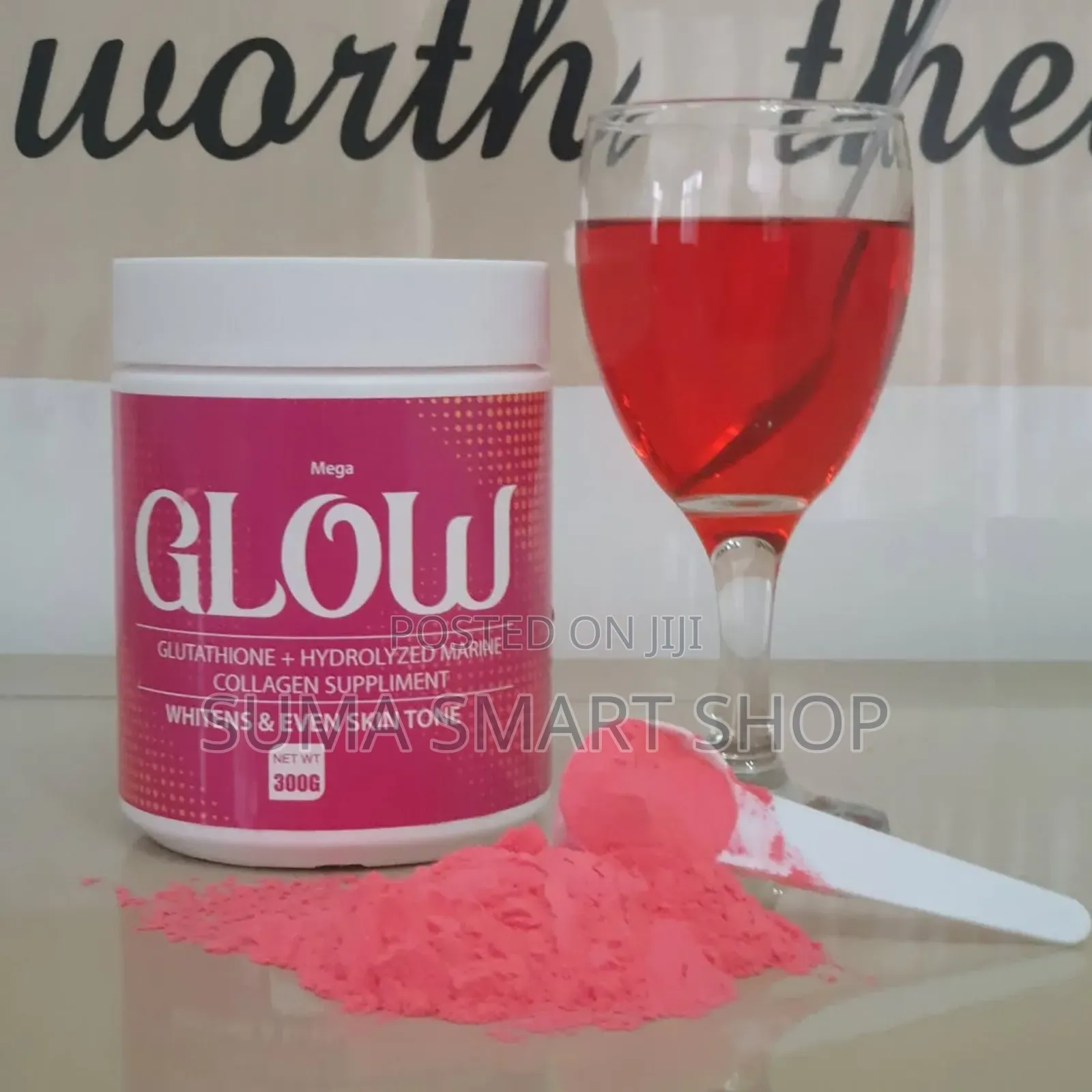Mega Glow Whitens Suppliment .