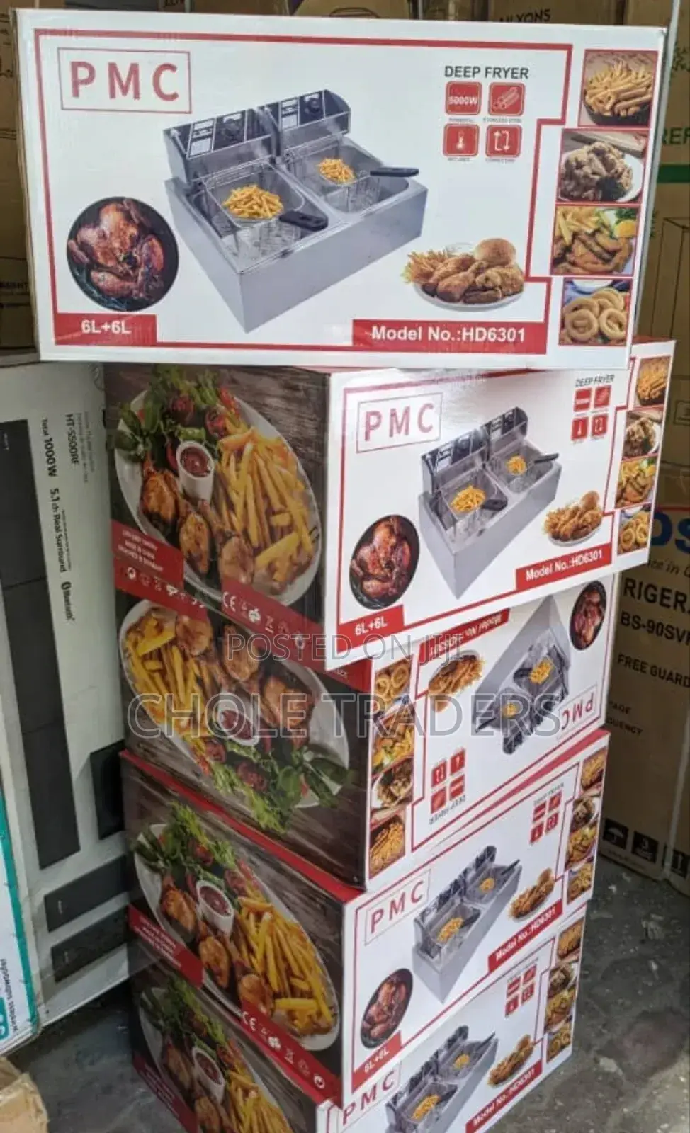 6l+6l Electric Double Deep Fryer