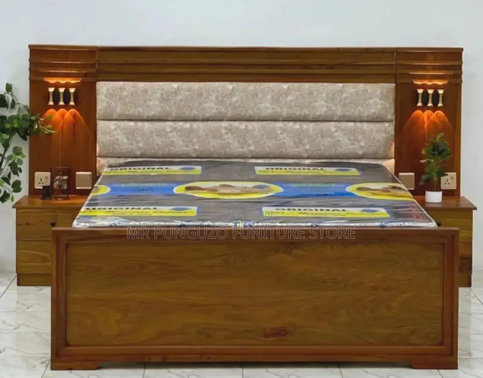 Kitanda Classic Sana 5/6 Na Bed Side Zake