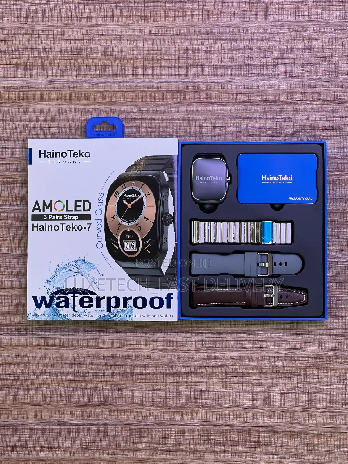 Haino Teko-7 Smartwatch Curved Amoled Display and Waterproof