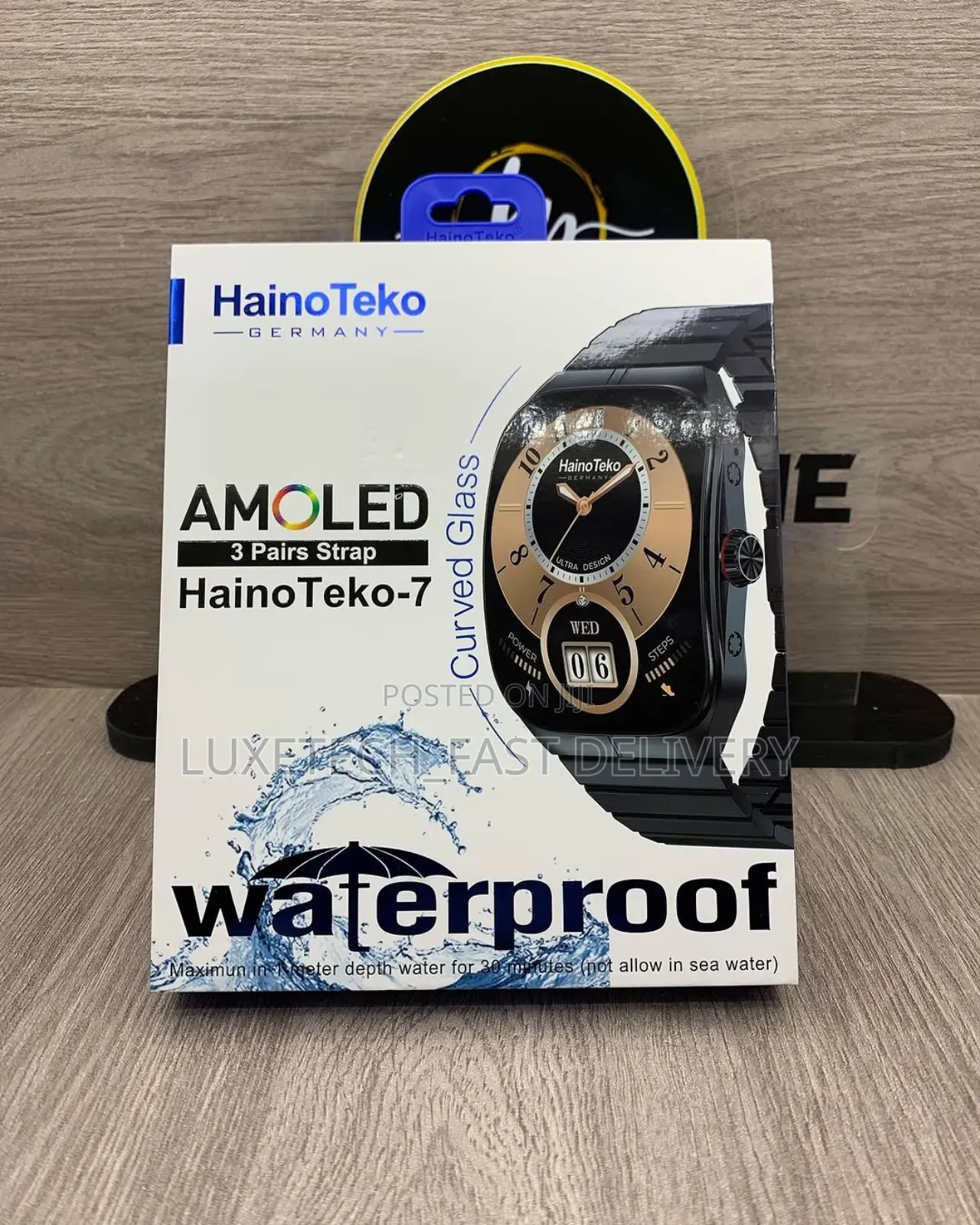 Haino Teko-7 Waterproof Curved Amoled Diplay Smart Watch