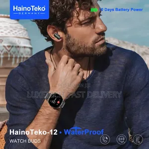 Haino Teko-12 Waterproof Smartwatch, Earbuds, Amoled Display
