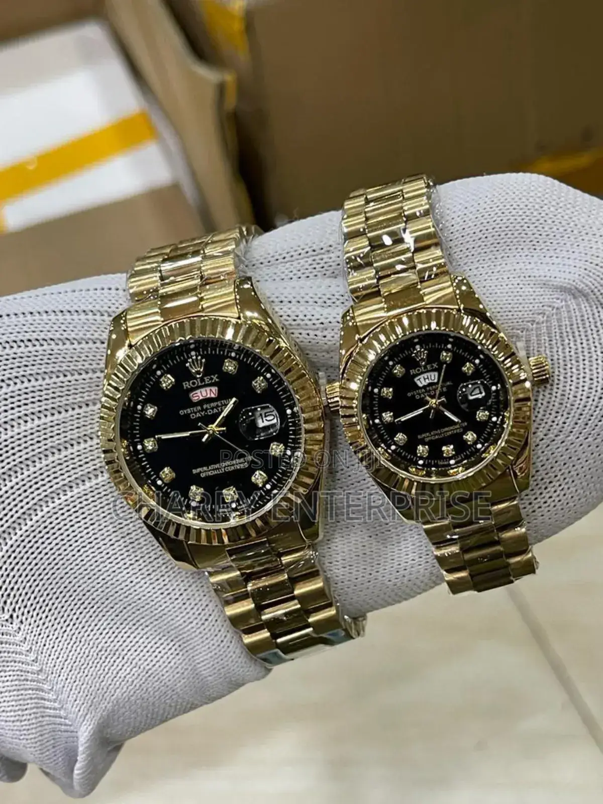 Rolex Water Proof Light Flame Arrow Day and Date
