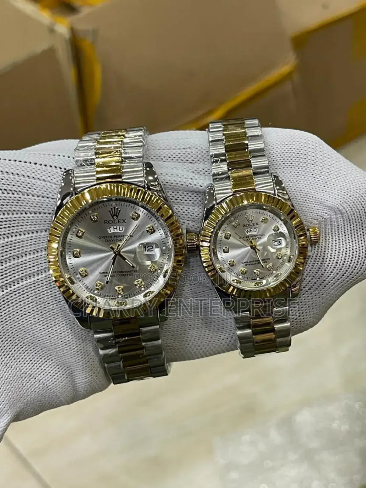 Rolex Water Proof Light Flame Arrow Day and Date