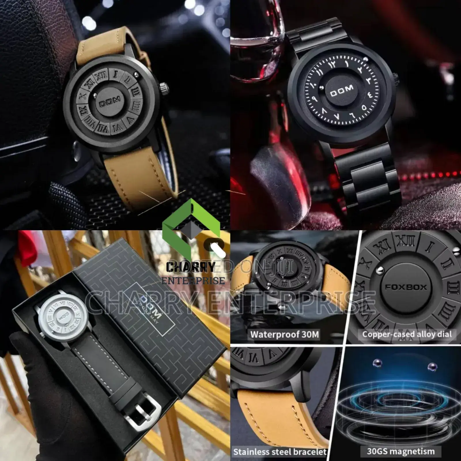 Dom Magnetic Watch Heavy Weight Water Resistant