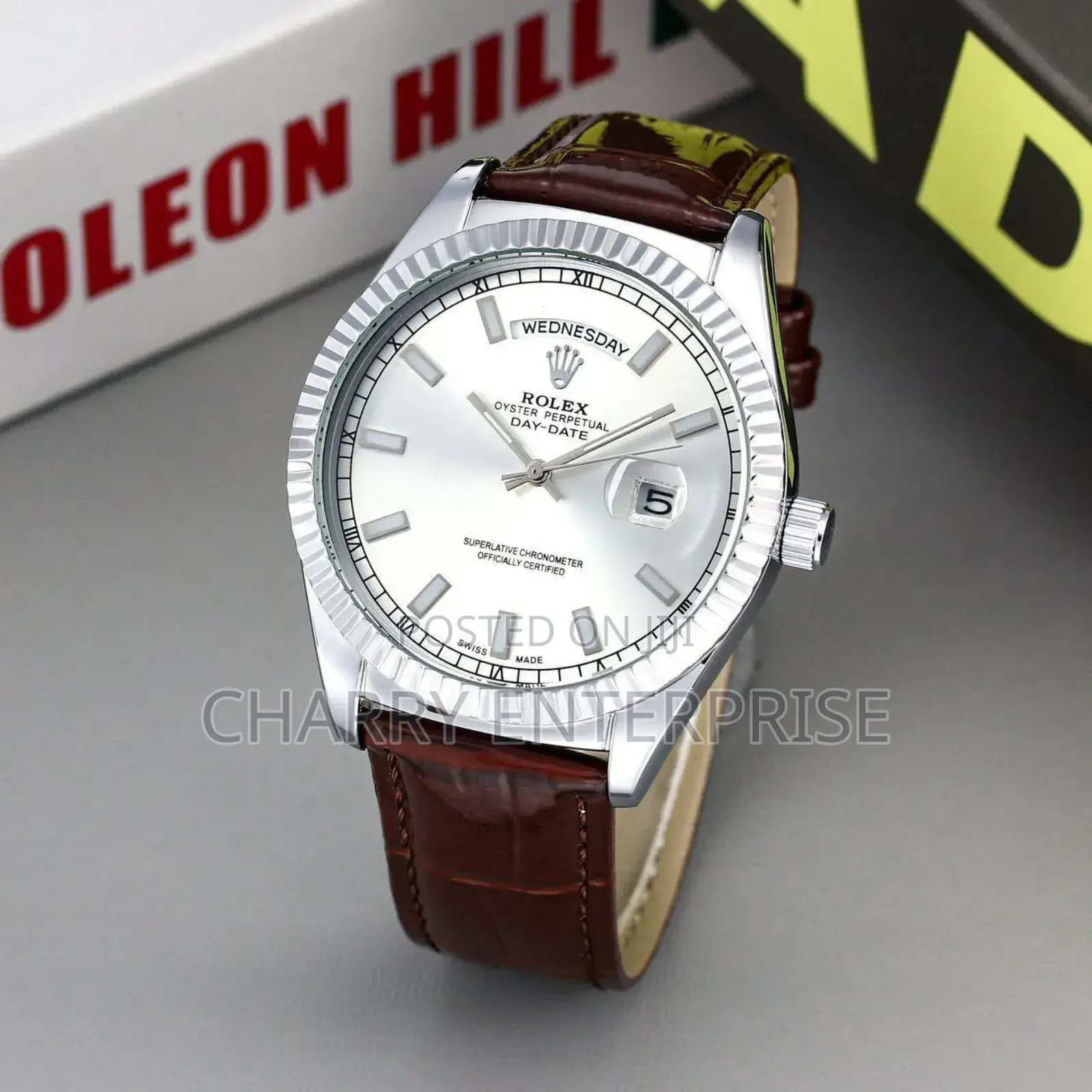 Rolex Betry Use Water Resistant Watch Genuine Leather