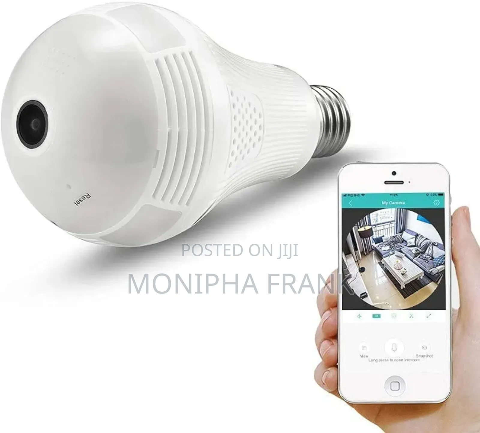 PTZ CCTV Bulb Camera Available