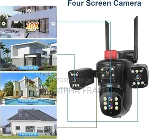 Security CCTV PTZ Camera With Four Lens