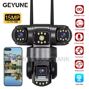 Security CCTV Camera 3 Lens PTZ Camera
