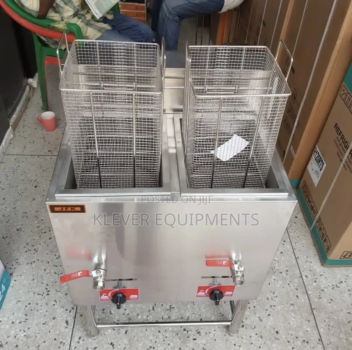 Heavy Duty 28l Gas Deep Fryer HGF-74