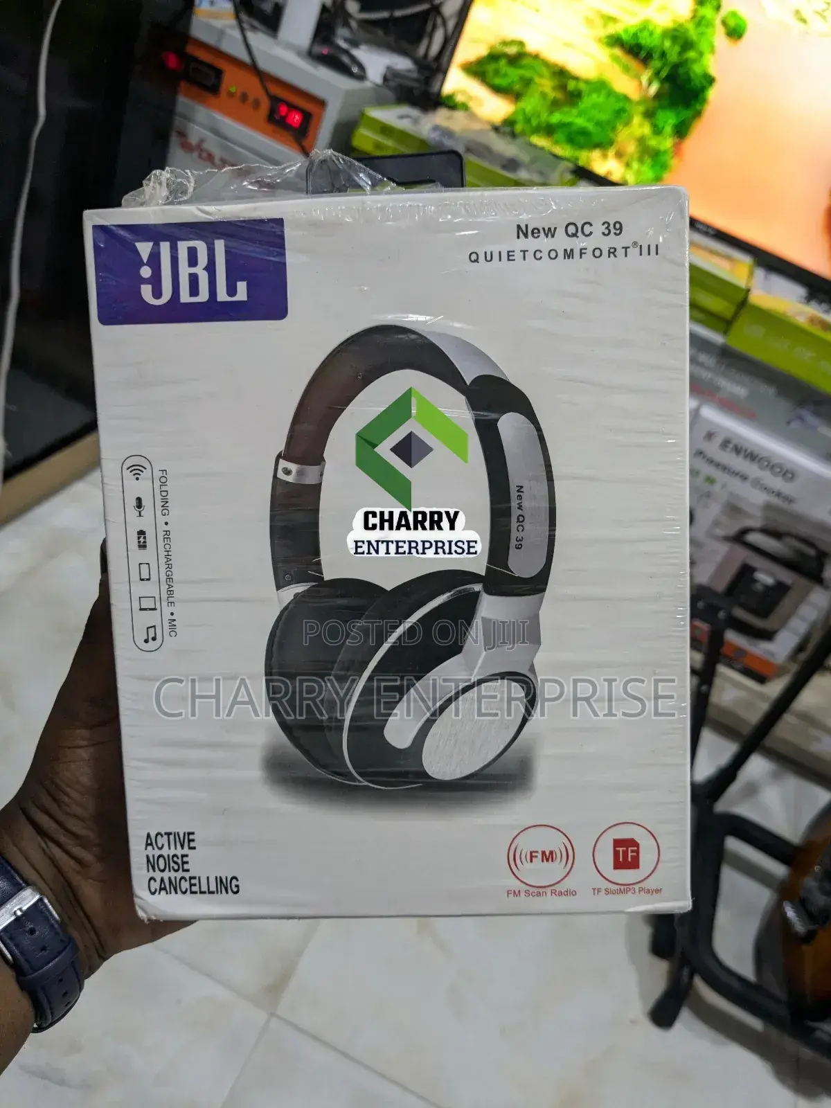 Powerful JBL Wireless Headphone Qc 39 Folding Rechargeable
