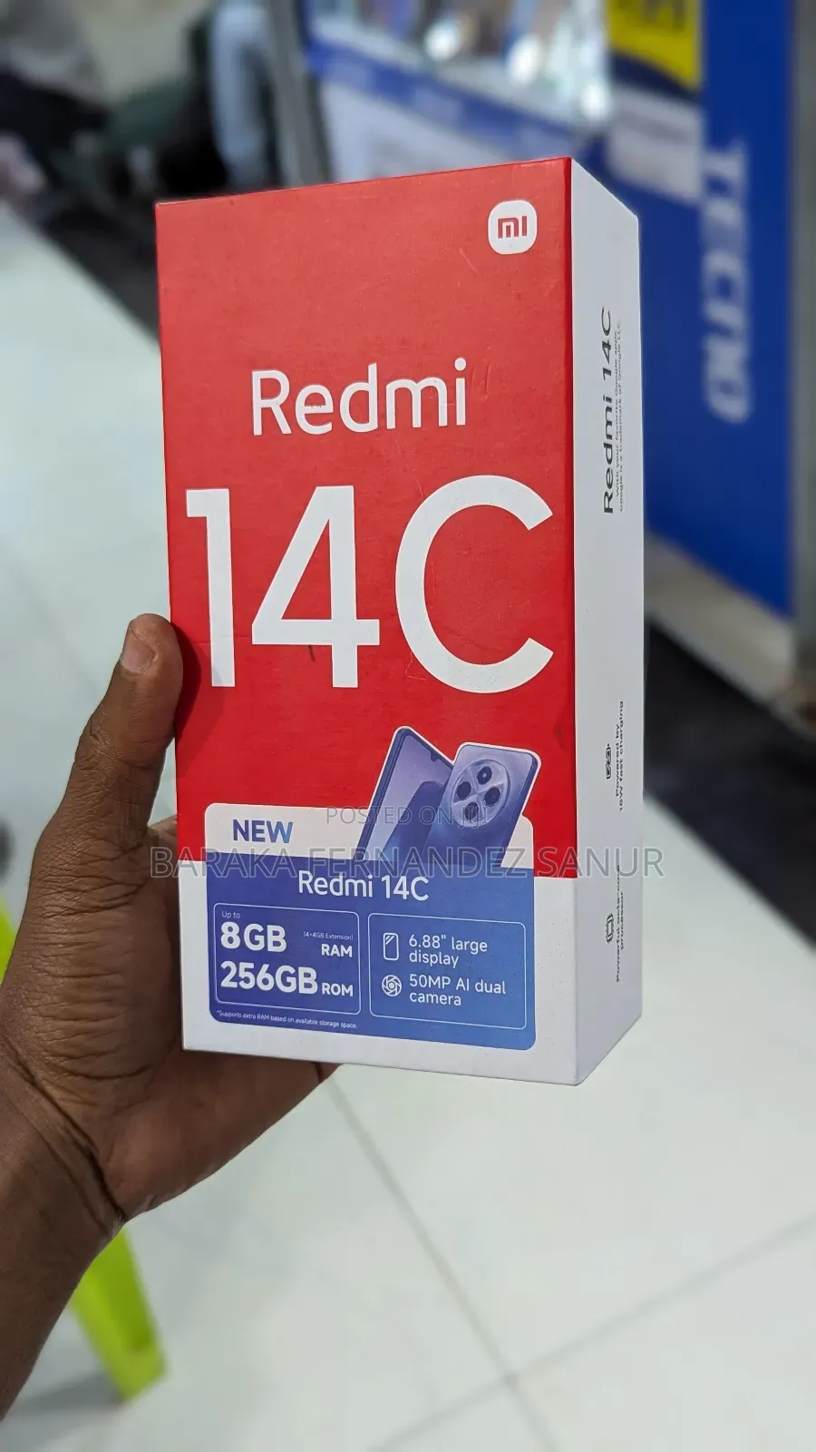 New Xiaomi Redmi 14C 256 GB Black
