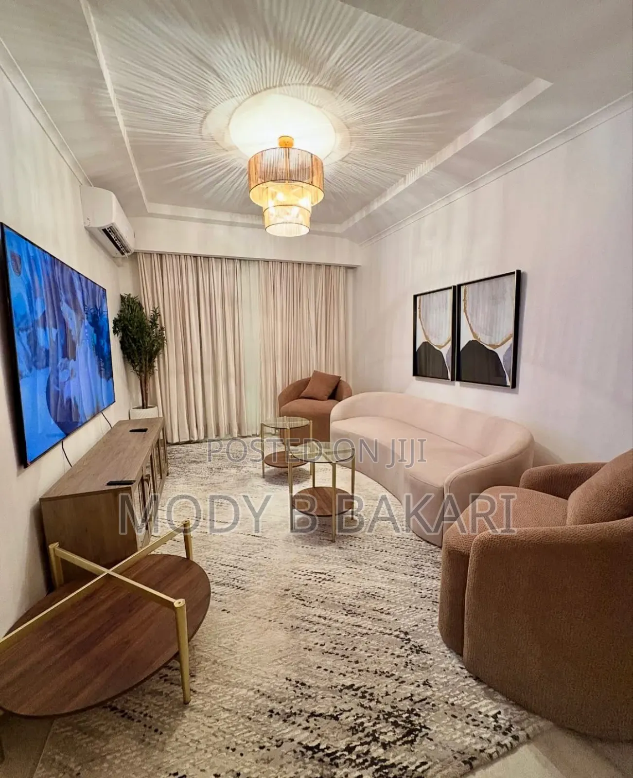 Furnished 3bdrm Apartment in Masaki for rent