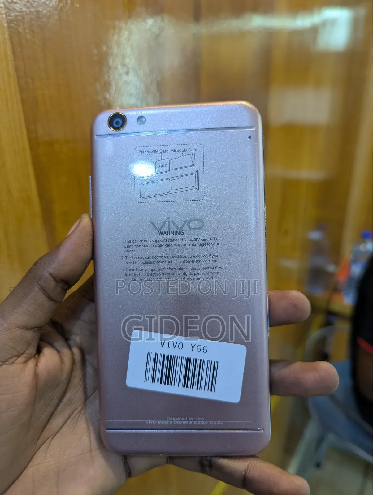 Vivo Y66i 32 GB Rose Gold