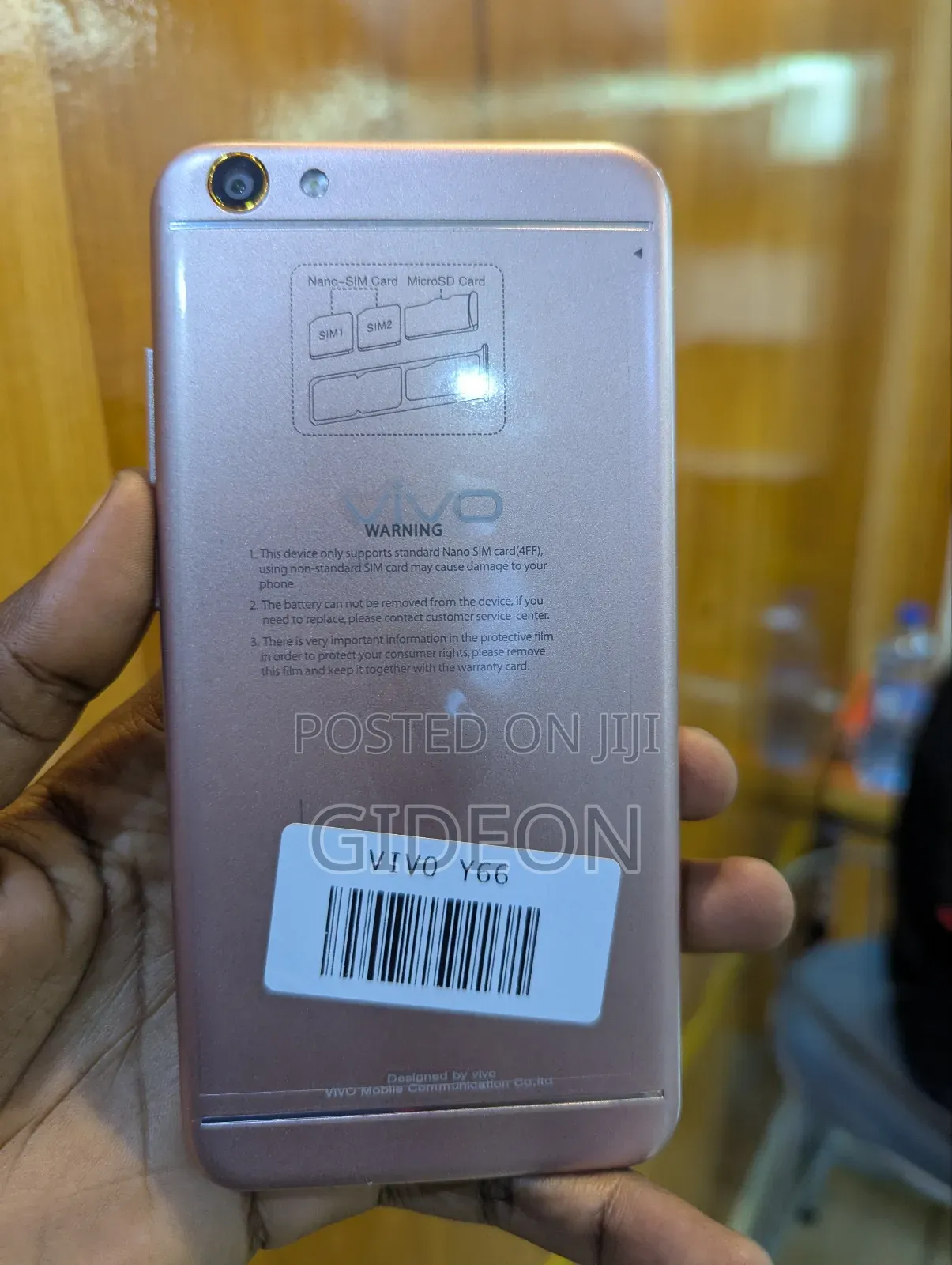 Vivo Y66i 32 GB Rose Gold