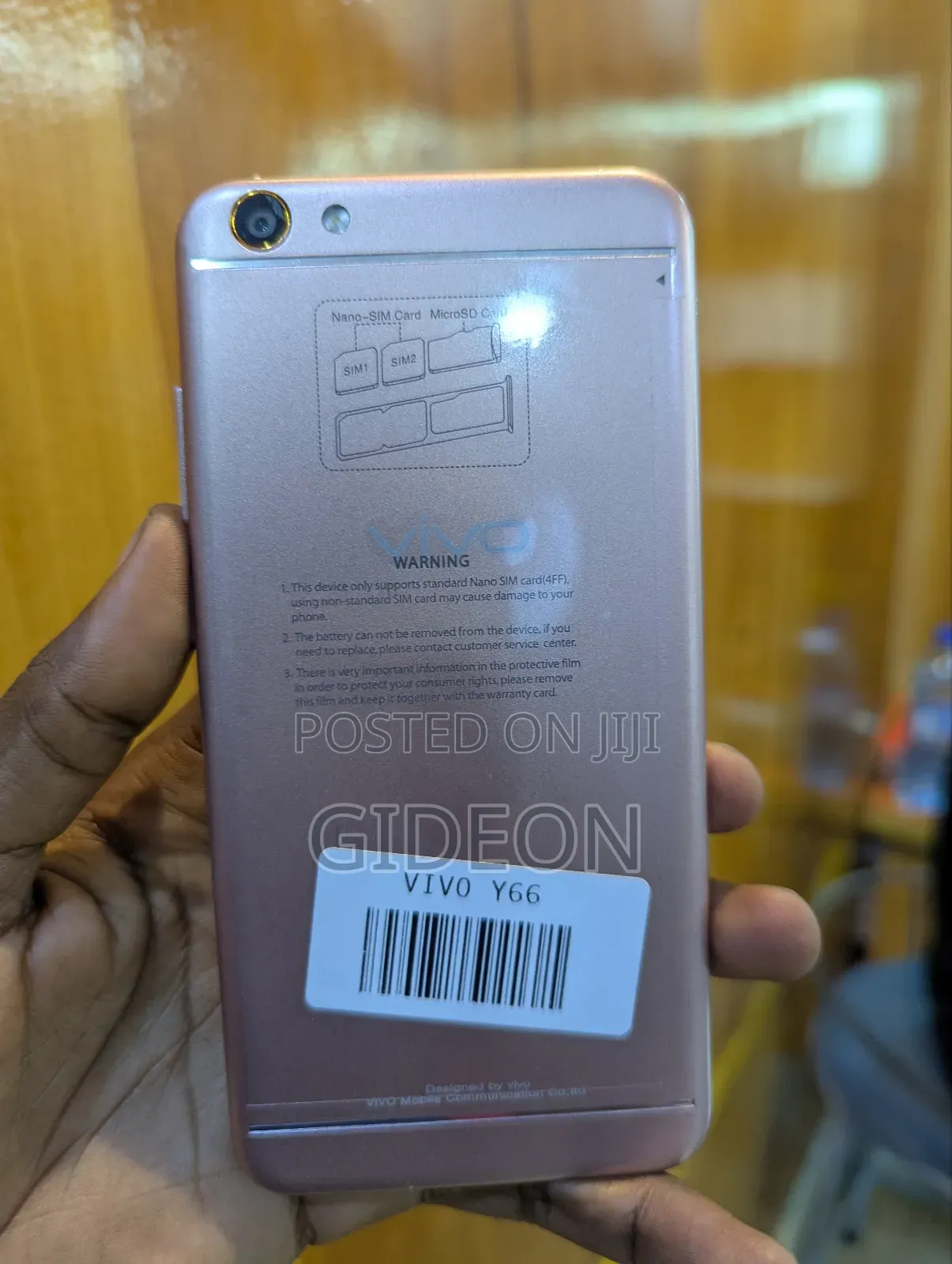 Vivo Y66i 32 GB Rose Gold
