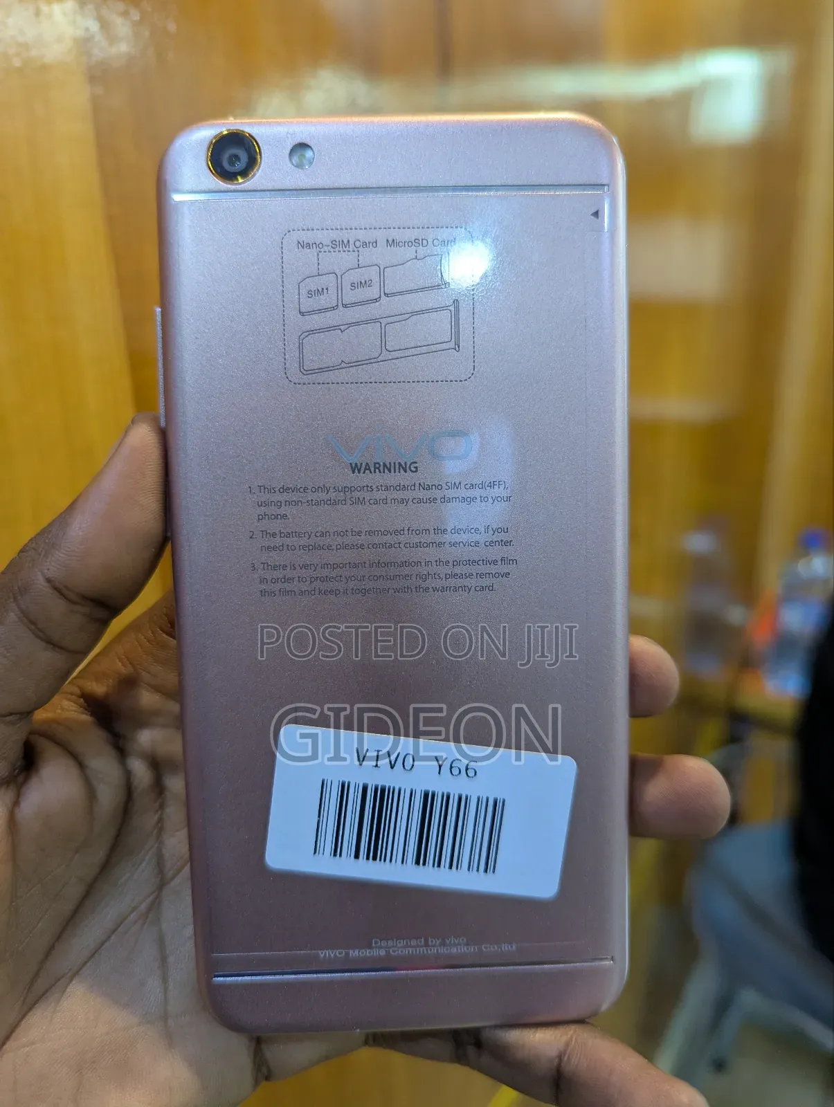 Vivo Y66i 32 GB Rose Gold