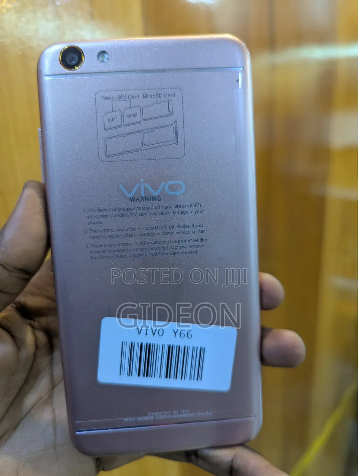 Vivo Y66i 32 GB Rose Gold