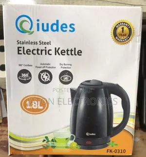 Qiudes Kettle Black 1.8l