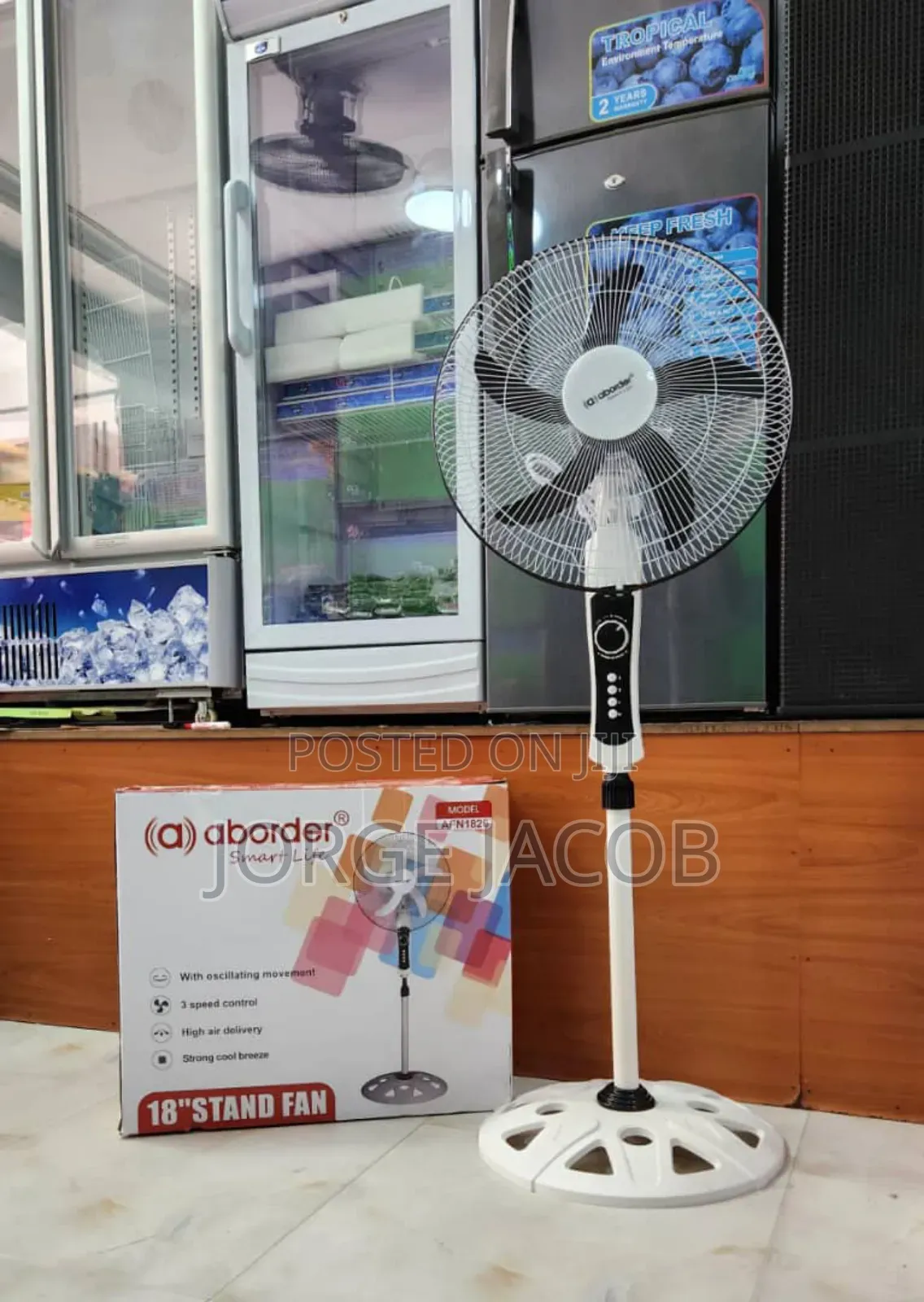 Aborder Smart Life 18-Inch Stand Fan