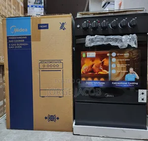 Midea Gas Cooker With Four Burners and a Gas Oven