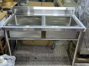 Commercial Double Bowl Sink