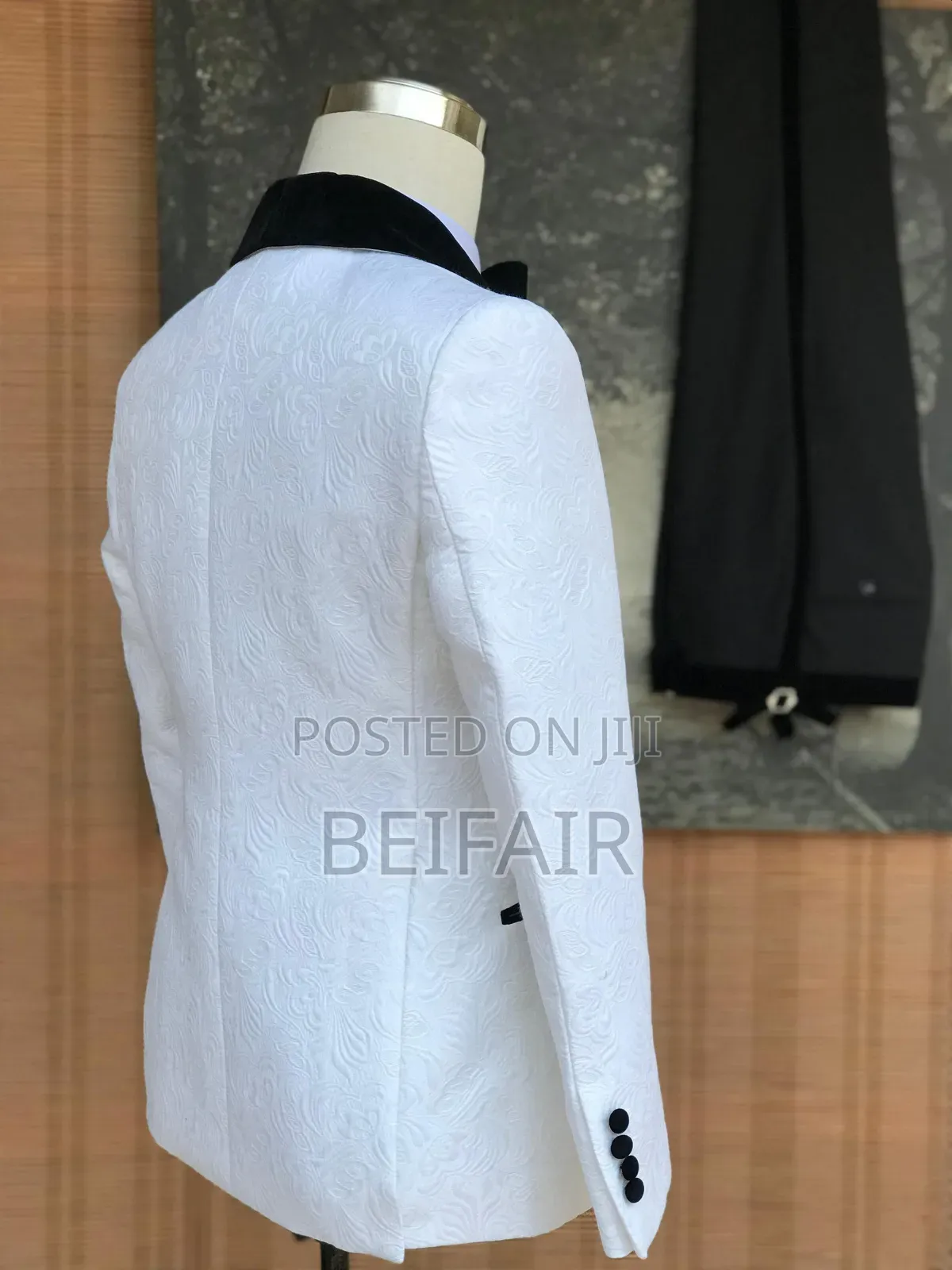 Black and White Fashion Suit